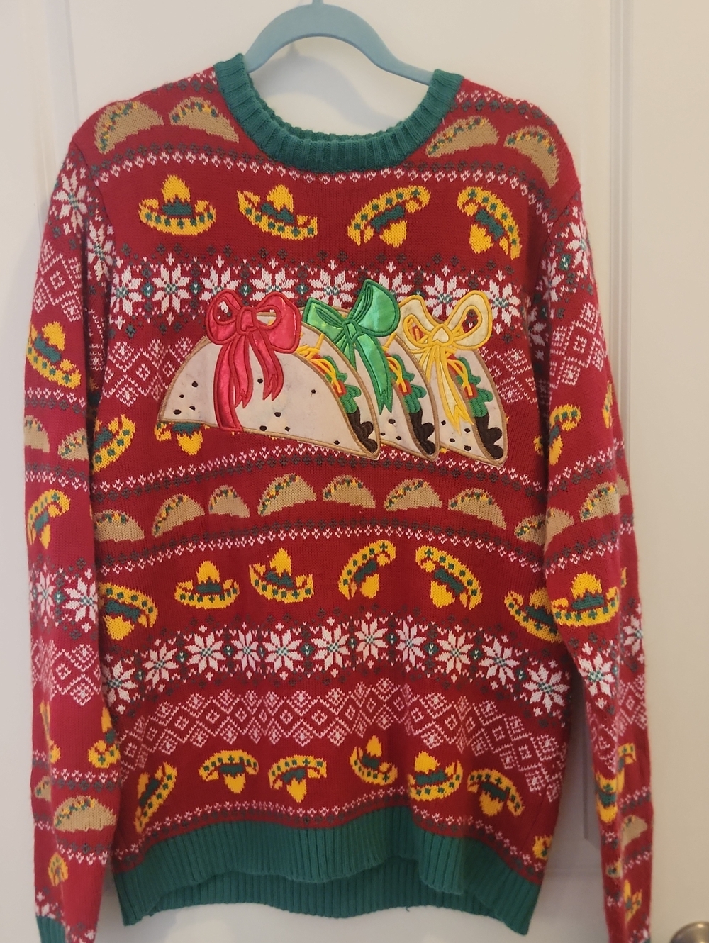 Ugly Christmas Holiday Tacos Sweater